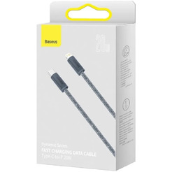 Кабель Baseus Dynamic Series USB Type-C - Lightning CALD000016 (1 м, серый)