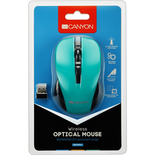 Мышь CANYON CNE-CMSW1GR