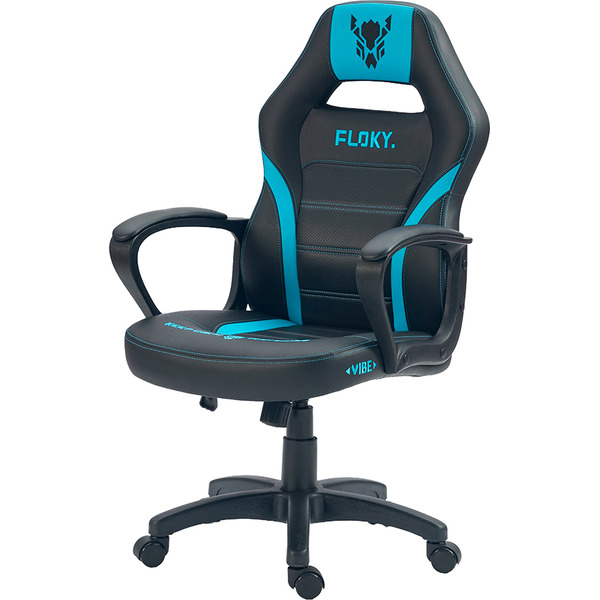 Кресло компьютерное FLOKY VIBE Aqua-Black
