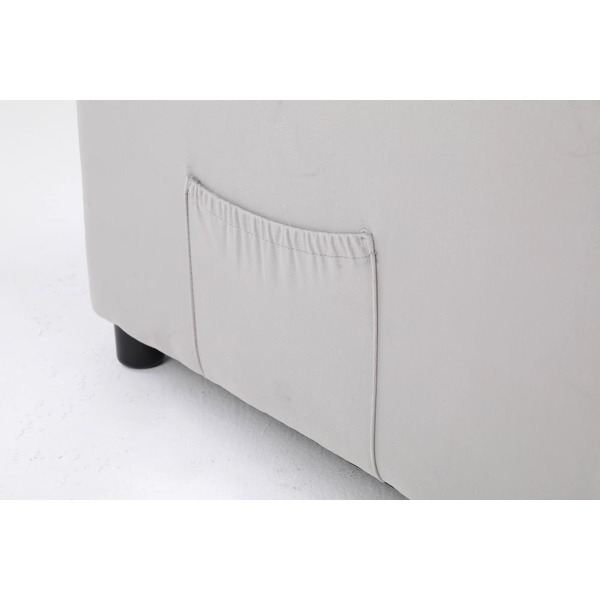 Кресло вибромассажное Calviano 2164 (велюр серый)