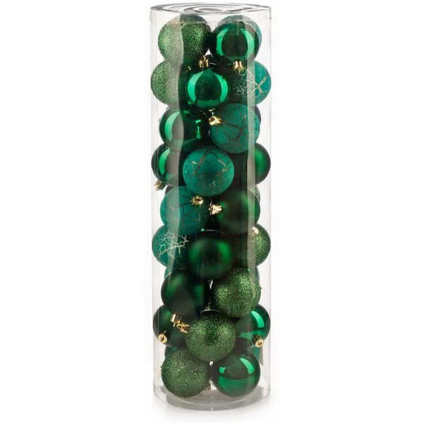 Набор новогодних шаров Ausini VT25-04019-6