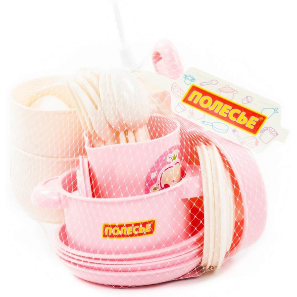 Набор игрушечной посуды Полесье Хозяюшка 80141 (на 4 персоны)