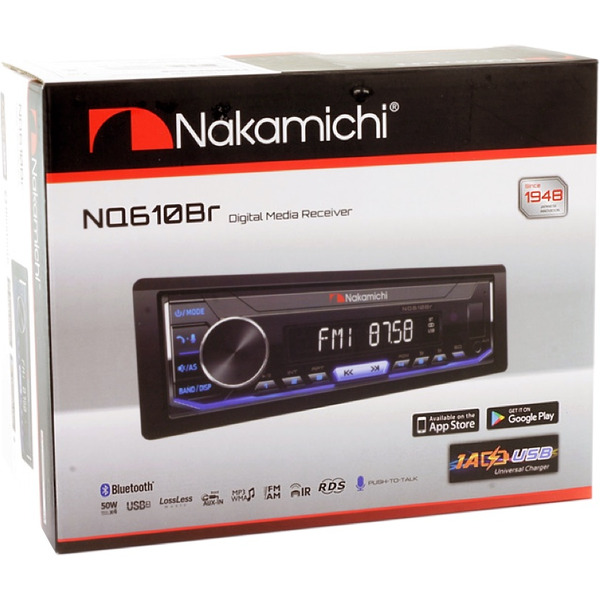 USB-магнитола Nakamichi NQ610BR
