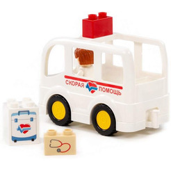 Конструктор Полесье Макси Скорая помощь 10845