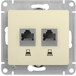 Розетка компьютерная Systeme Electric Glossa GSL000285KK