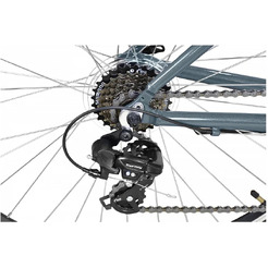 Велосипед Stark Terros 2023 28.2 V р.16 (HQ-0010098) серый/черный/оранжевый