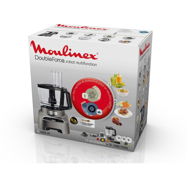Кухонный комбайн MOULINEX DOUBLE FORCE FP827E10