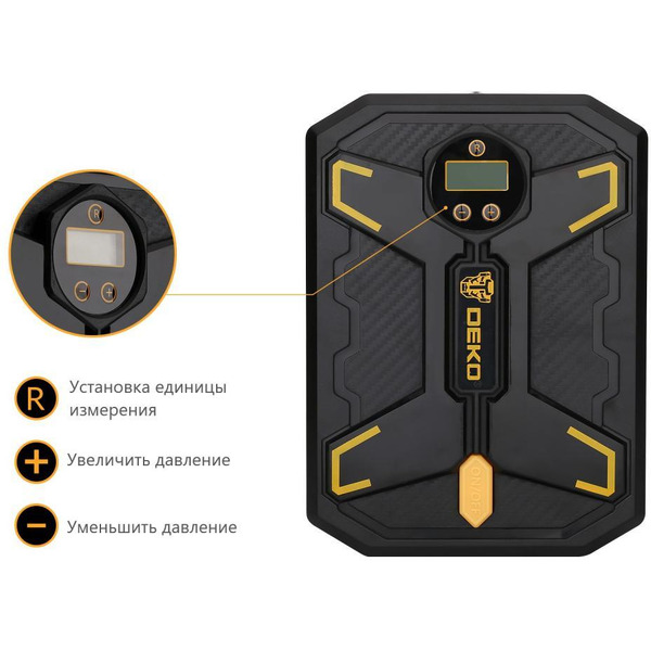 Автомобильный компрессор Deko DKCP150Psi-LCD (063-1300)