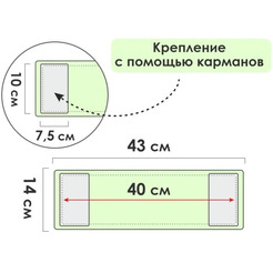 Сменная насадка для швабры PERFECTO LINEA 44-432013
