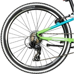 Велосипед Novatrack Katrina 7.V 24 р.10 2025 24AHV.KATRINA.10GBL5 (салатовый/голубой)