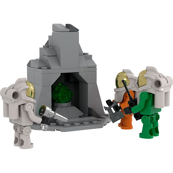 Конструктор Brick Labs Космос: Лунный бурильщик геологов AB-1320