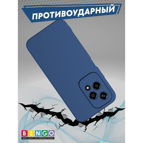 Бампер Bingo Liquid TPU для HONOR 200 Lite Синий