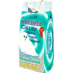 Наполнитель для туалета Pussy Cat океанический 10 л