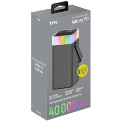 Внешний аккумулятор TFN Apollo 40000mAh RGB (TFN-PB-337-GR (серый)