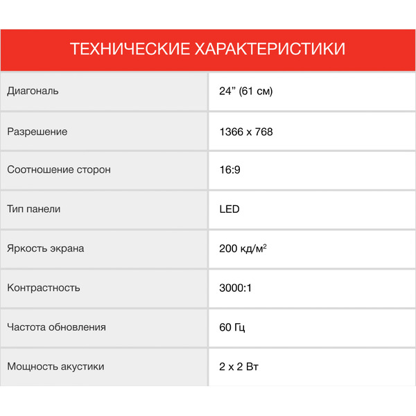 Телевизор StarWind SW-LED24SG304