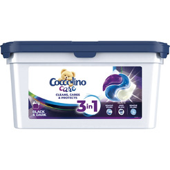 Капсулы для стирки COCCOLINO Black&Dark 3 в 1 (27 шт)
