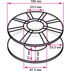 Пластик CACTUS CS-3D-PLA-1KG-S-DGD