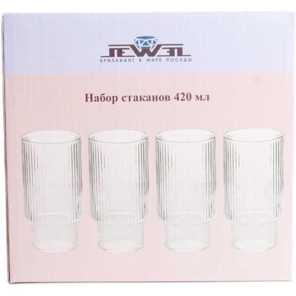 Набор стаканов Jewel Сильва ПС00118-58 (4шт)