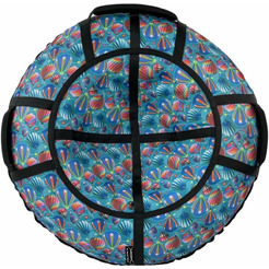 Тюбинг Hubster Люкс Pro S Воздушные Шары Бирюзовые (110 см)