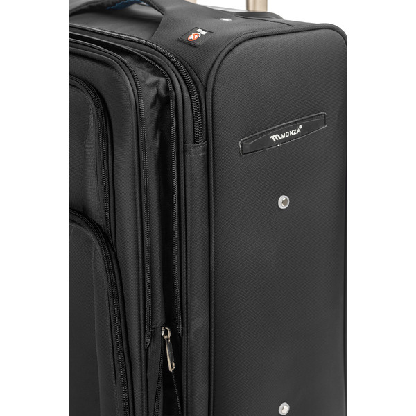 Чемодан MONZA 23014# (L, черный)