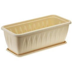 Балконный ящик IDEA Алиция М3214 (белая глина)