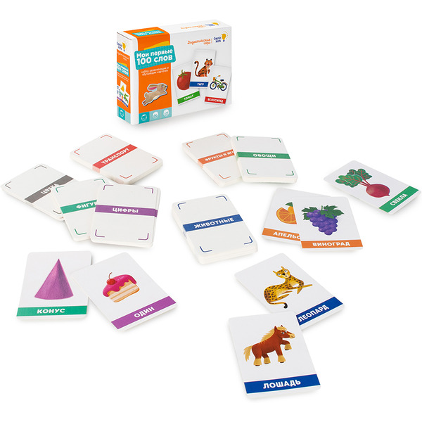 Настольная игра игра Genio Kids Мои первые 100 слов 2306C
