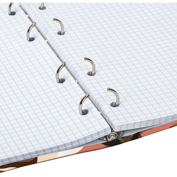 Тетрадь BRAUBERG 404075 на кольцах А5 175х215мм, 120л, твердый картон, клетка