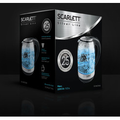 Чайник электрический Scarlett SC-EK27G48 Silver Line