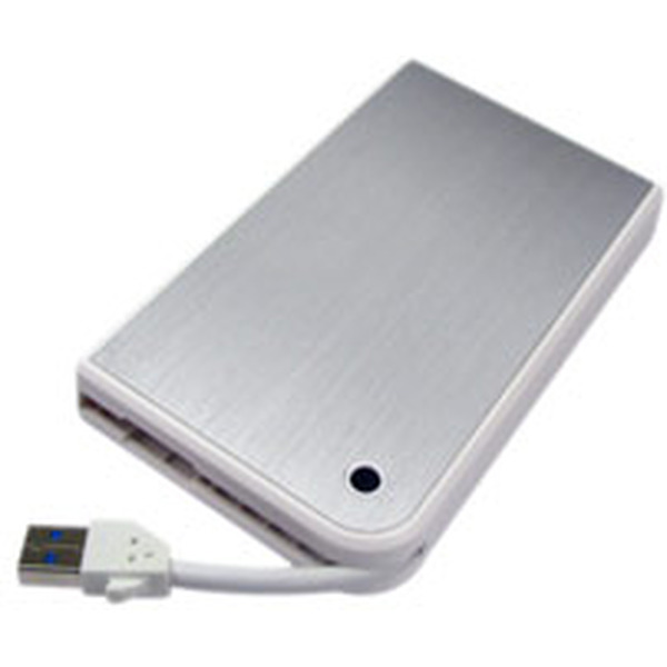 Бокс для накопителей AgeStar 3UB2A14 (белый/серебристый)