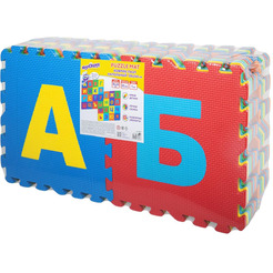 Коврик-пазл напольный ЮНЛАНДИЯ Алфавит 664657