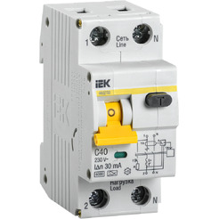 Дифференциальный автомат IEK АВДТ 32 C40 30мА MAD22-5-040-C-30