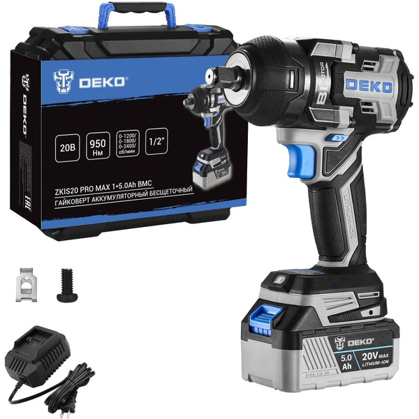 Гайковерт аккумуляторный DEKO ZKIS20 PRO MAX (083-1089)