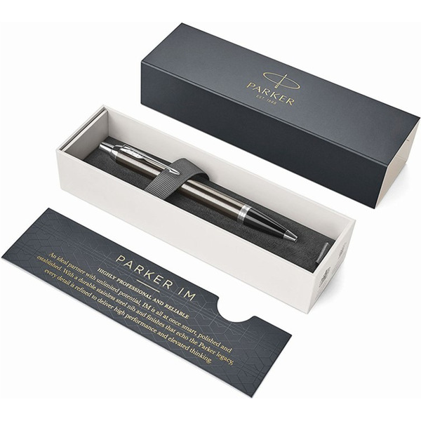 Ручка шариковая IM Core Dark Espresso CT PARKER 142545 / 1931671