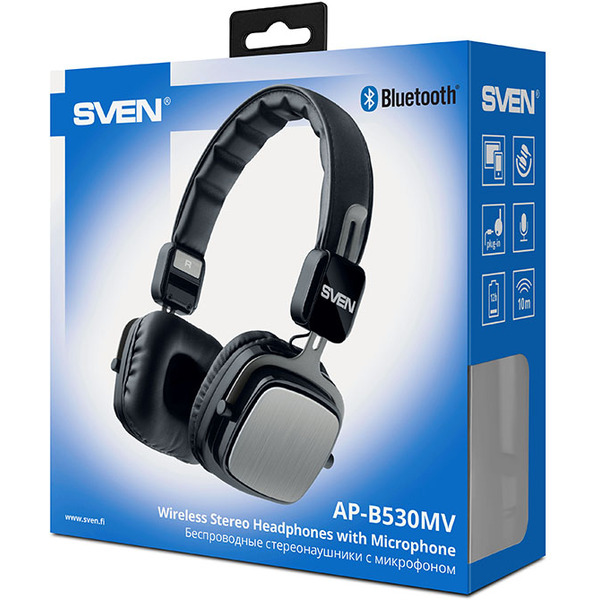 Наушники с микрофоном SVEN AP-B530MV (черный)