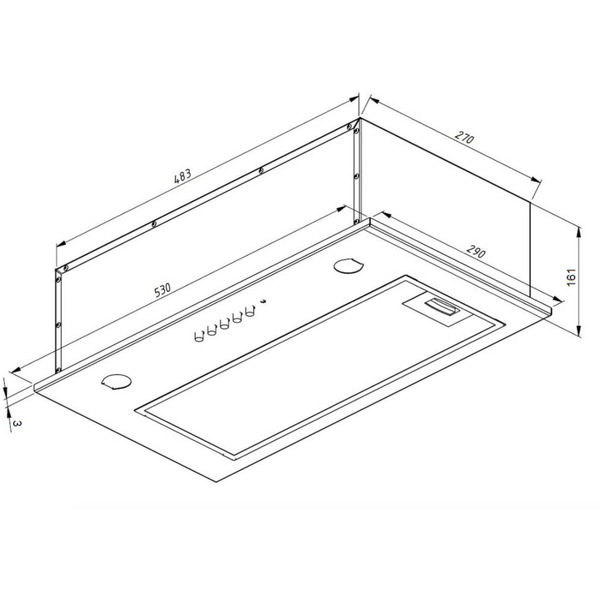 Кухонная вытяжка YOUQ Miyuki BI 1080 P 43 WH (белый)