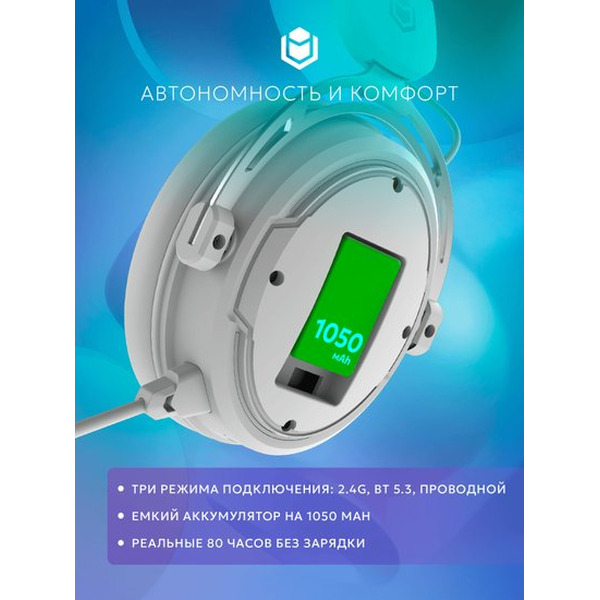 Наушники IO by Red Square Graphite 2 Pro Wireless io341 (белый)