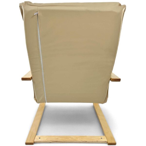 Кресло-качалка Calviano Soft 1 (светло-бежевый PU)