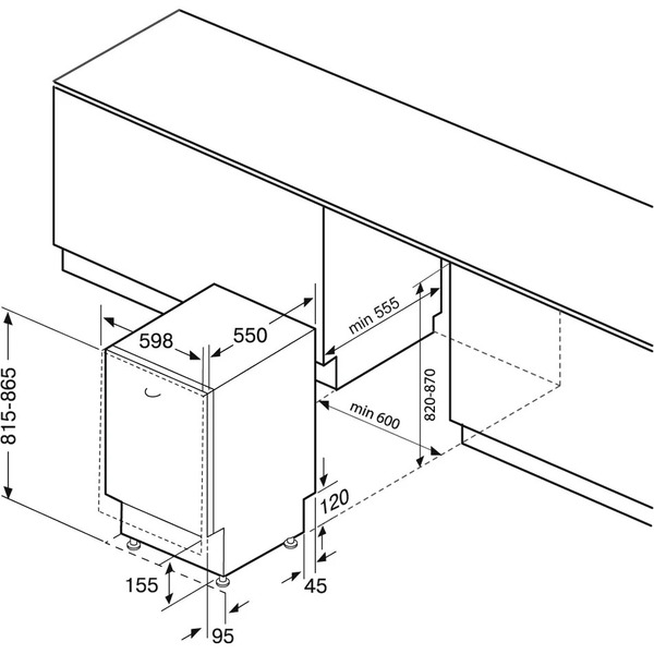 Встраиваемая посудомоечная машина KRONA WESPA 60 BI V2