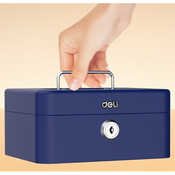 Кэшбокс DELI T503 (синий)