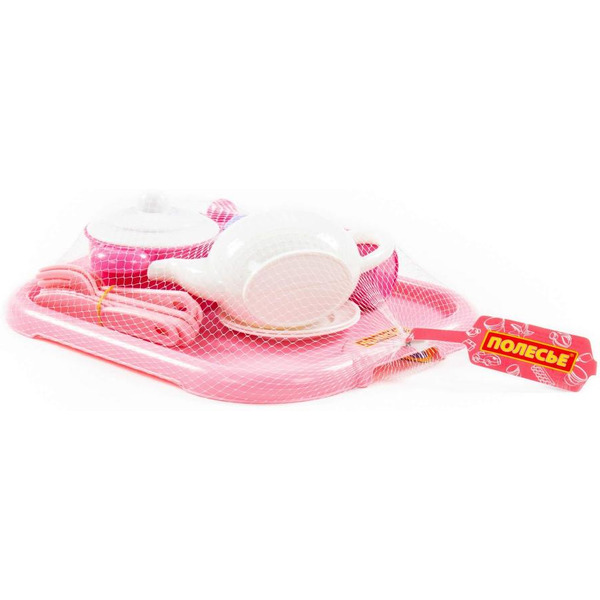 Набор игрушечной посуды Полесье Настенька 59000 (на 2 персоны, в сеточке)