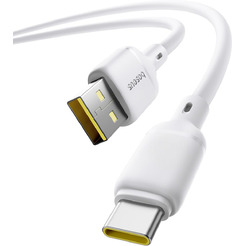 Кабель Baseus Silky Fast Charging Data Cable USB Type-A - USB Type-C 3A (2 м, белый)