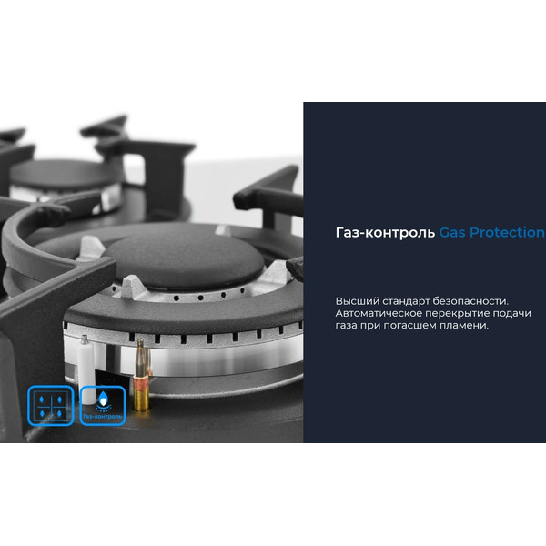 Варочная поверхность газовая ZUGEL ZGH603W