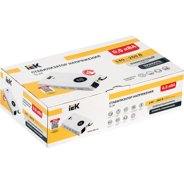 Стабилизатор напряжения IEK Slim IVS22-1-D05-09
