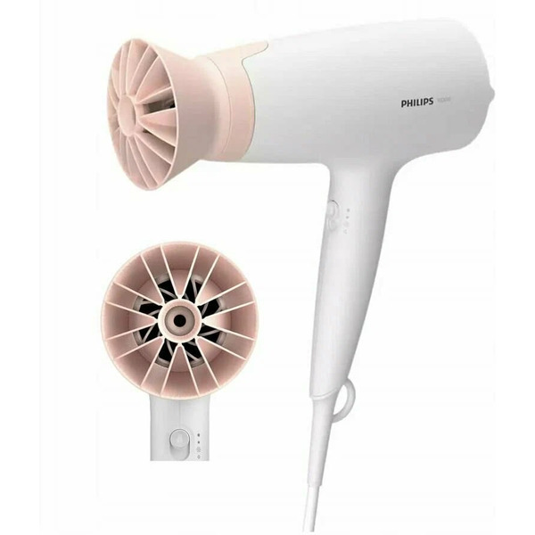 Фен PHILIPS BHD300/00 (белый/розовый)
