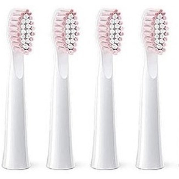 Насадки к зубным щёткам Fairywill EW11 (4шт, розовый)