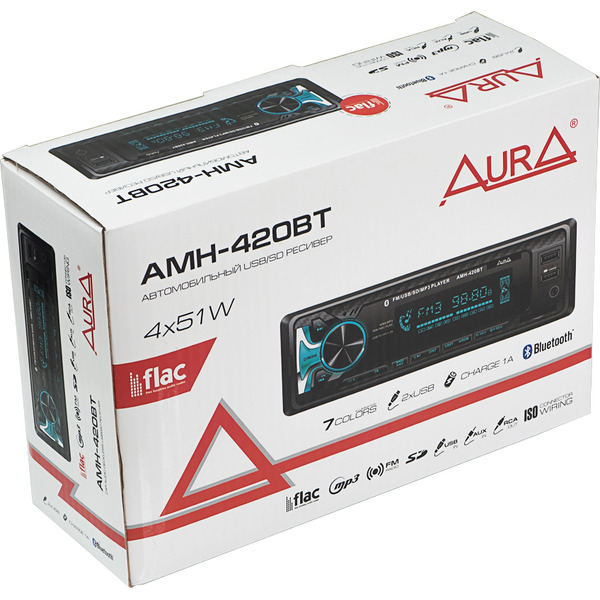 USB-магнитола Aura AMH-420BT