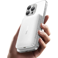 Внешний аккумулятор Baseus EnerFill FM12 Qi2 Magnetic Power Bank 22.5W 10000mAh E0028501 (белый)