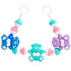 Погремушка-подвеска Полесье Смешные обезьянки 24484