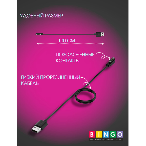 Зарядный кабель Bingo Haylou RT2 LS10 (черный)