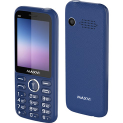 Кнопочный телефон Maxvi K32 (синий)